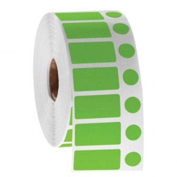 Ga International NitroTag CryoCombo BarCode Labels, 1" Core, Green, 2000 Labels 247189G